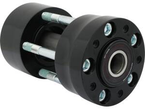 Rear Wheel Hub Black Non-ABS Dual Flange