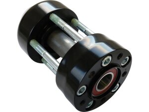 Single Rotor ABS Front Wheel Hub Black ABS Single Flange