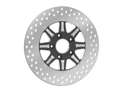 Velocity 2-Piece Brake Rotor Black Stainless Steel 11,8" Front