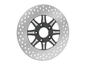Velocity 2-Piece Brake Rotor Black Stainless Steel...