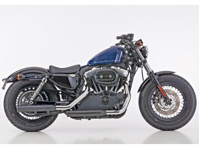 Performance Slip-On Muffler For Sportster Black Powder Coated