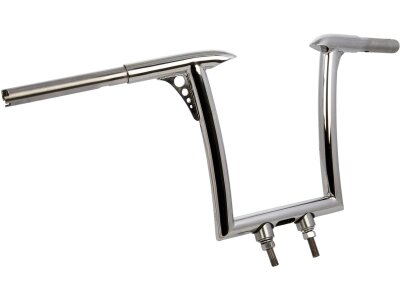 1 1/4" Handlebar for Road King Non-Dimpled 3-Hole Stainless Steel Polished 1 1/4" Throttle By Wire Throttle Cables