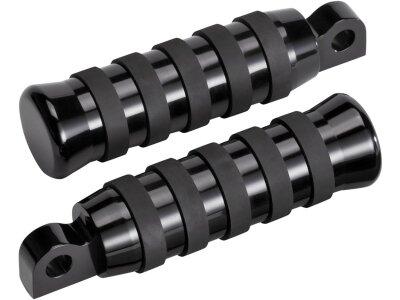 O-Ring Foot Pegs for Sportster 48 and 72 Models Black, Anodized