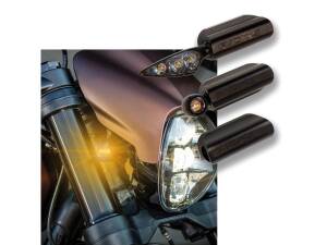 Front Turn Signal Mount for FXDR Flat Black