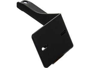 FXDR Stainless Steel License Plate Side Mount Kit German Size, Short Flat Black Satin