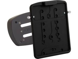 Slide-in Licence Base Plate For Kellermann Atto DF 3 in 1 (Atto DF not included), German Size 180x200mm Satin Black Powder Coated