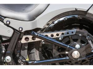 Hole Belt Guard for Softail Polished