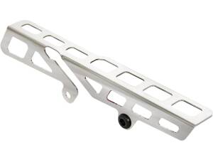 Square Belt Guard for Softail Polished