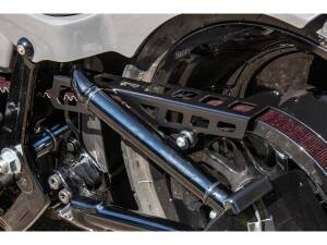 Square Belt Guard for Softail Flat Black Satin