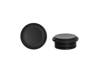 Smooth Swing Arm Axle Cover without Ricks Logo Black Satin