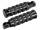 O-Ring Rider and Passenger Foot Pegs Black Anodized