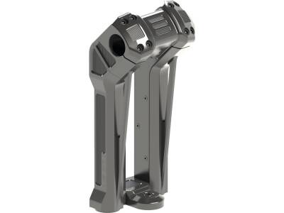 Club Style Pullback Riser Kit 10" Height, 1 1/4" Clamp Diameter Black Anodized