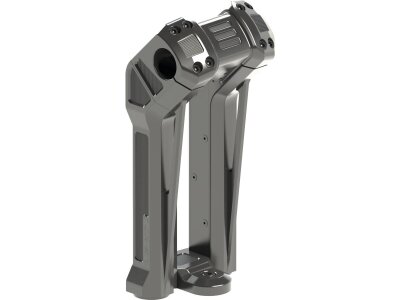 Club Style Pullback Riser Kit 11,5" Height, 1 1/4" Clamp Diameter Black Anodized