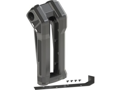 Club Style Pullback Riser Kit 11,5" Height, 1 1/4" Clamp Diameter Black Anodized