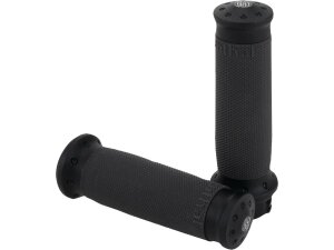 Tracker Grip Set Black Ops Anodized 1" Throttle Cables