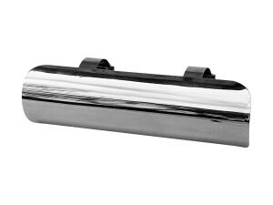 7" Straight Universal Exhaust Heat Shield Chrome