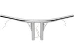 8 Straight-Up T-Bar Handlebar Non-Dimpled 4-Hole Chrome 1...