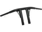 8 Straight-Up T-Bar Handlebar Non-Dimpled 4-Hole Black...