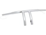 8 T-Bar Handlebar Non-Dimpled 4-Hole Chrome 1 1/4"...