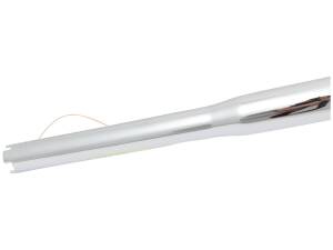 8 T-Bar Handlebar Non-Dimpled 4-Hole Chrome 1 1/4"...