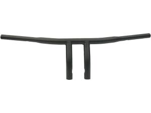 10T-Bar Handlebar Non-Dimpled 4-Hole Black Powder Coated 1 1/4" Throttle By Wire Throttle Cables