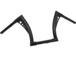 12 Bonanza Fat Handlebar Non-Dimpled 3-Hole Black Powder...
