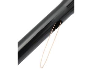 11 Standard Ape Hanger Handlebar Non-Dimpled 3-Hole Black Powder Coated 1 1/4" Throttle By Wire Throttle Cables