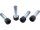 Brake Caliper Screw Kit for V-Rod 4 Screws Gloss Black Powder Coated Front