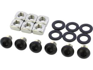 Exhaust Screw Kits Gloss Black Powder Coated