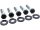 Sprocket/Pulley Screw Kit 5 Hex Head Screws, 5 Washers Gloss Black Powder Coated
