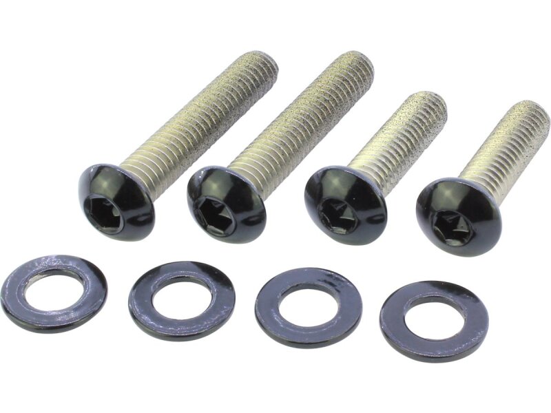 Fender Strut Screw Kits Supplied are 4 screws Satin Black Powder Coated