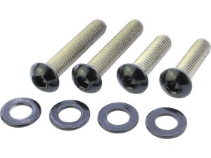 Fender Strut Screw Kits Supplied are 4 screws Satin Black...