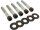 Sprocket/Pulley Screw Kit 5 Allen Head Screws, 5 Washers Satin Black Powder Coated