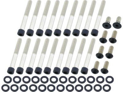 Primary Cover Screw Kit For Sportster Satin Black Powder Coated