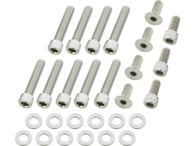 Primary Cover Screw Kit For FL Shovel, FX Shovel Stainless Steel