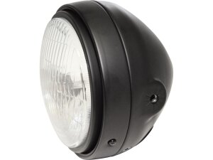 5 3/4" Scheinwerfer Flat Black H4