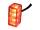 Cube 3 SMD V LED Taillight Height(mm): 23,5 , Width(mm): 11 , Depth(mm): 13 , Approved for vertical installation LED