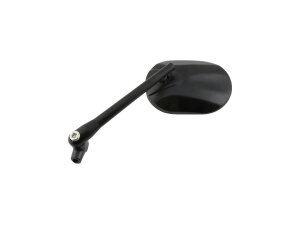 Lino Mirror 160 mm adjustable stem Black