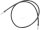 Vario Brake-, Clutch Line Black 1090 mm