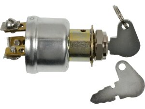 Universal Ignition Switch, 3 Position, Mounting Stem...