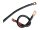 MEGA Battery Cable Kit Includes a 14" ground cable with a 1/4" bent, 45 degree lug and a 9" auxiliary wire, and a 10" battery-to-starter cable with a 1/4" bent, 45 degree lug Black