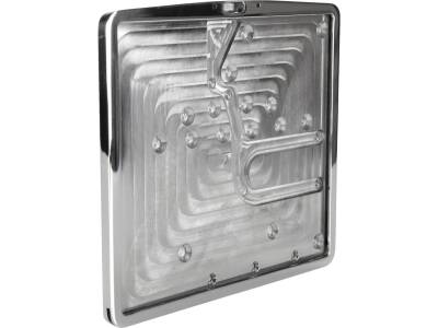 Inside License Plate Base Plate Swedish Size 200x160mm Polished