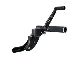 Forward Control Kit for Softail Base Rubber, no side stand included Black