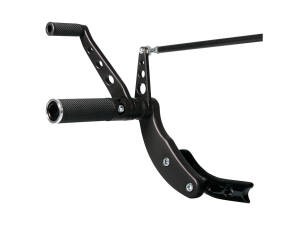 Forward Control Kit for Softail Base Rubber, no side stand included Black