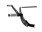 Forward Control Kit for Softail Base Alu, no side stand included Black