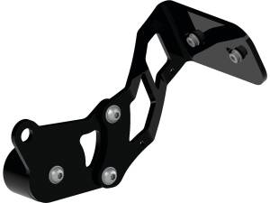 Medium Pro Side Mount License Plate Bracket Black