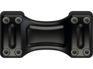Clubstyle Riser Kit Height: 7", For 1 1/4" Handlebar, No Instrument Black Satin