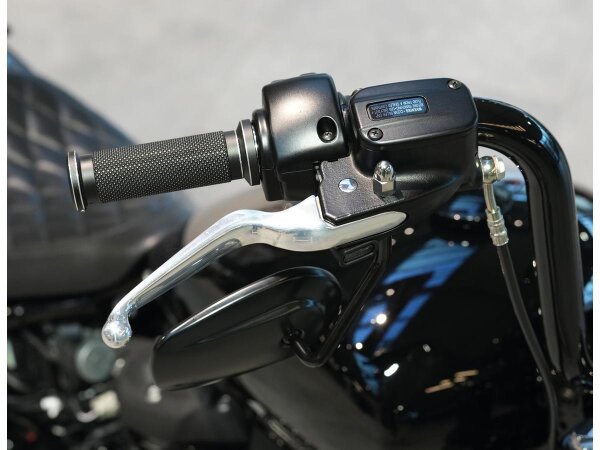 SP-S Grips Black Cut Anodized 1" Throttle Cables