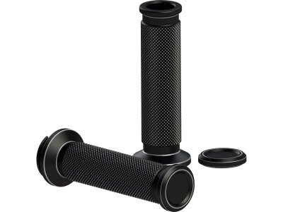 SP-S Grips Black Cut Anodized 1" Throttle By Wire