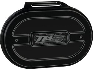 TB-S Oval Airbox Air Cleaner Cover Bi-Color Anodized
